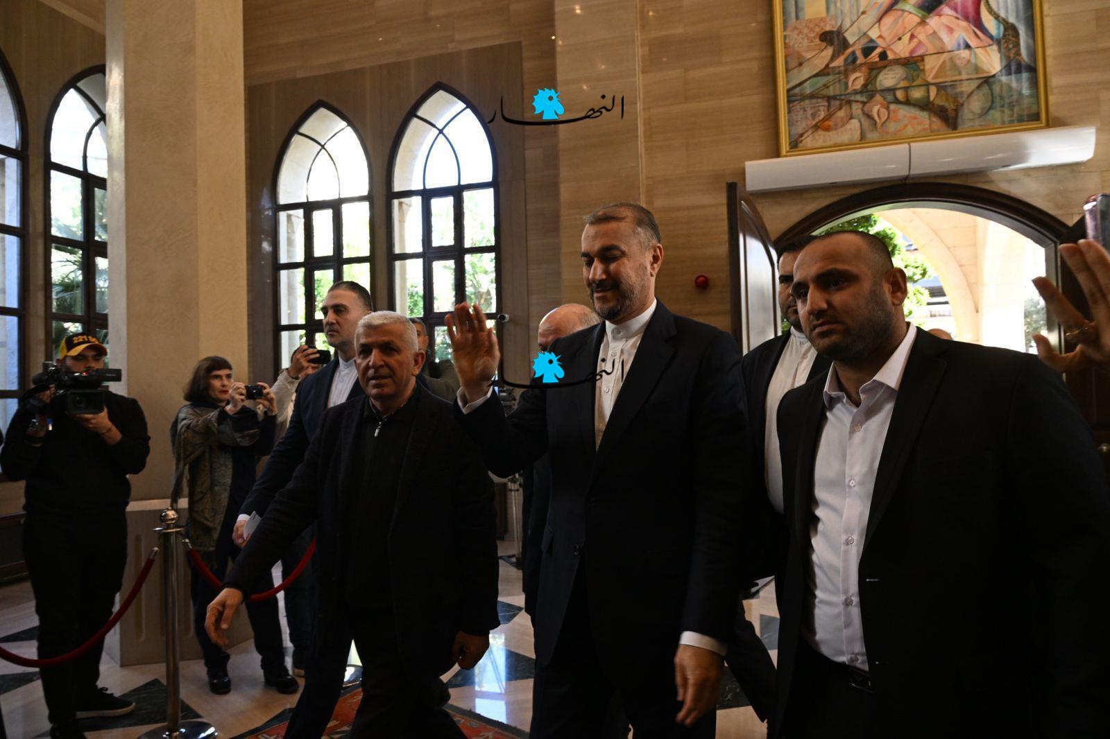 بالصور- جولات عبداللهيان الديبلوماسية في بيروت بعدسة النهار 